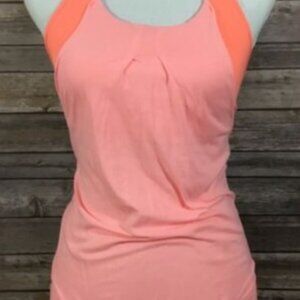 Lululemon Womens Practice Freely Pleated Tank Top Sz 2